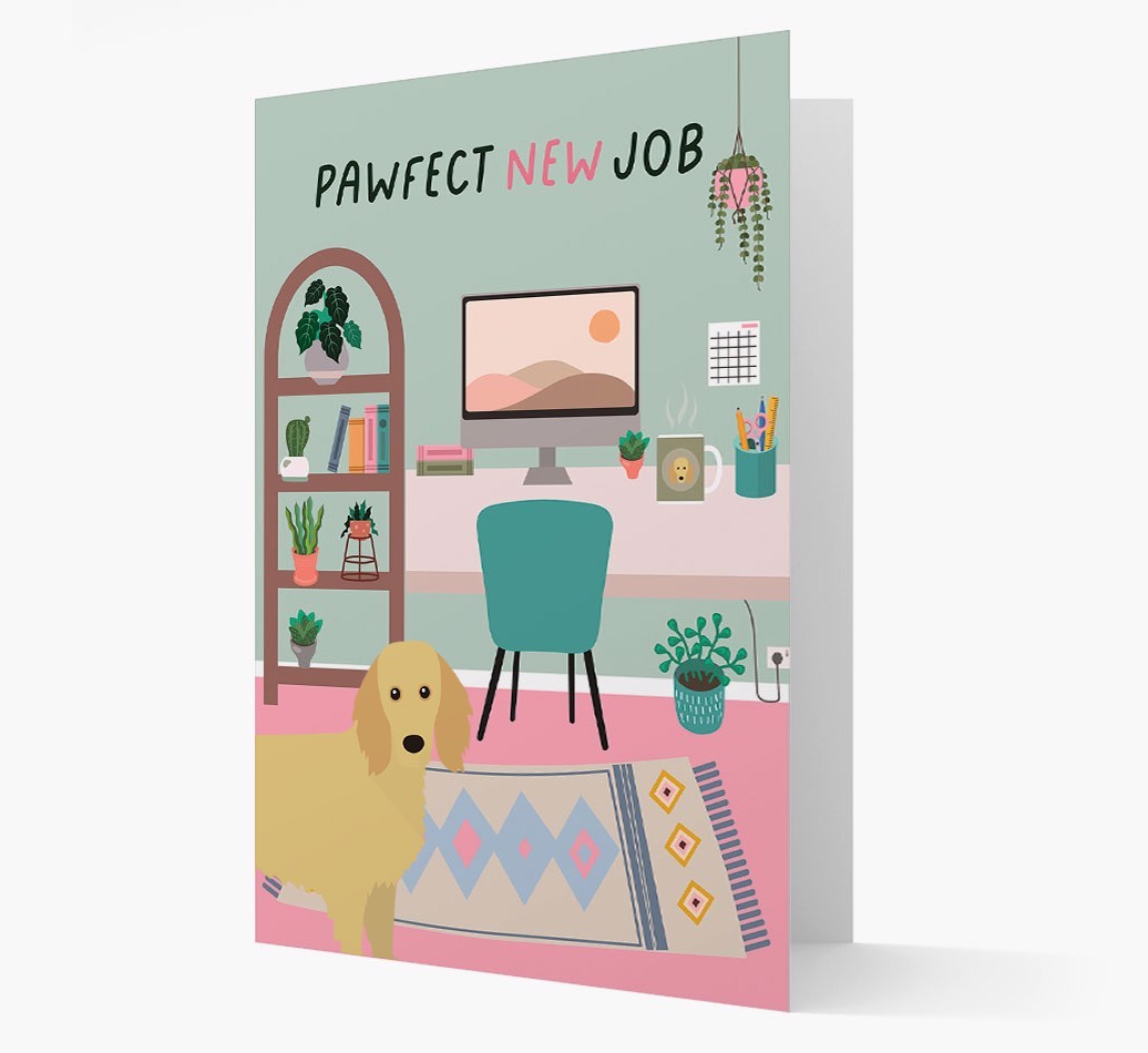 Pawfect New Job: Personalized {breedFullName} Card