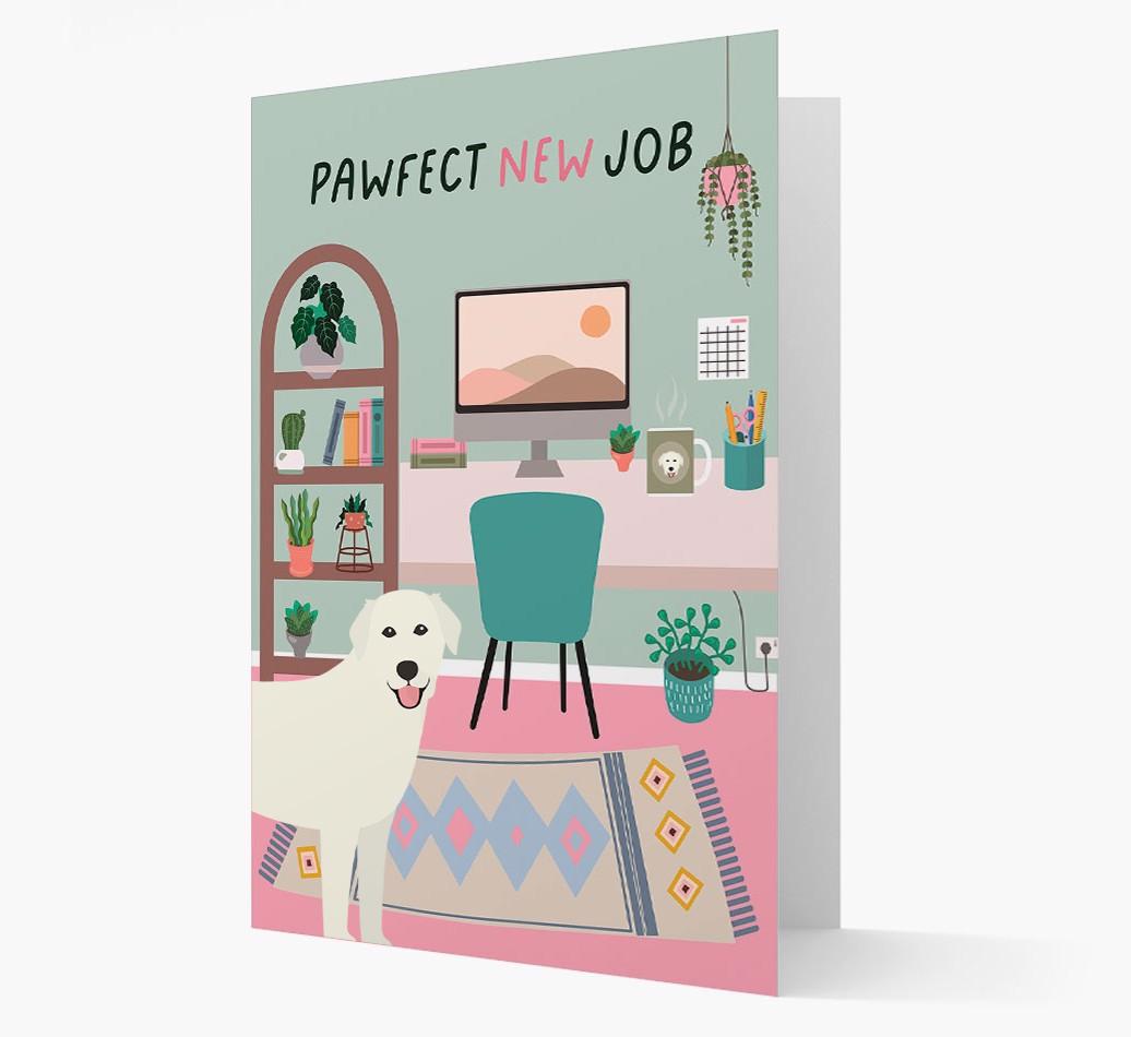 Pawfect New Job: Personalized {breedFullName} Card