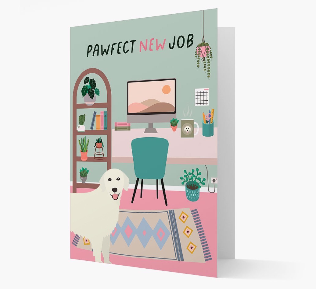 Pawfect New Job: Personalized {breedFullName} Card