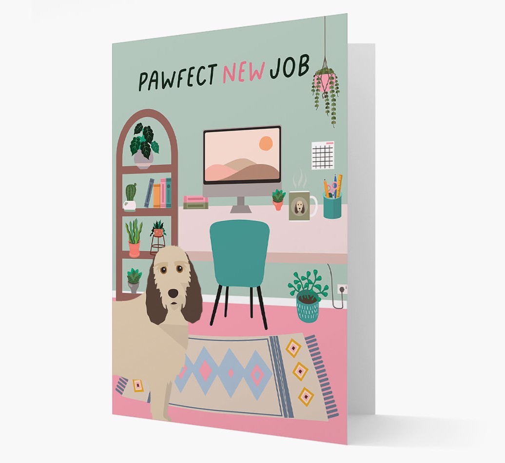 Pawfect New Job: Personalized {breedFullName} Card