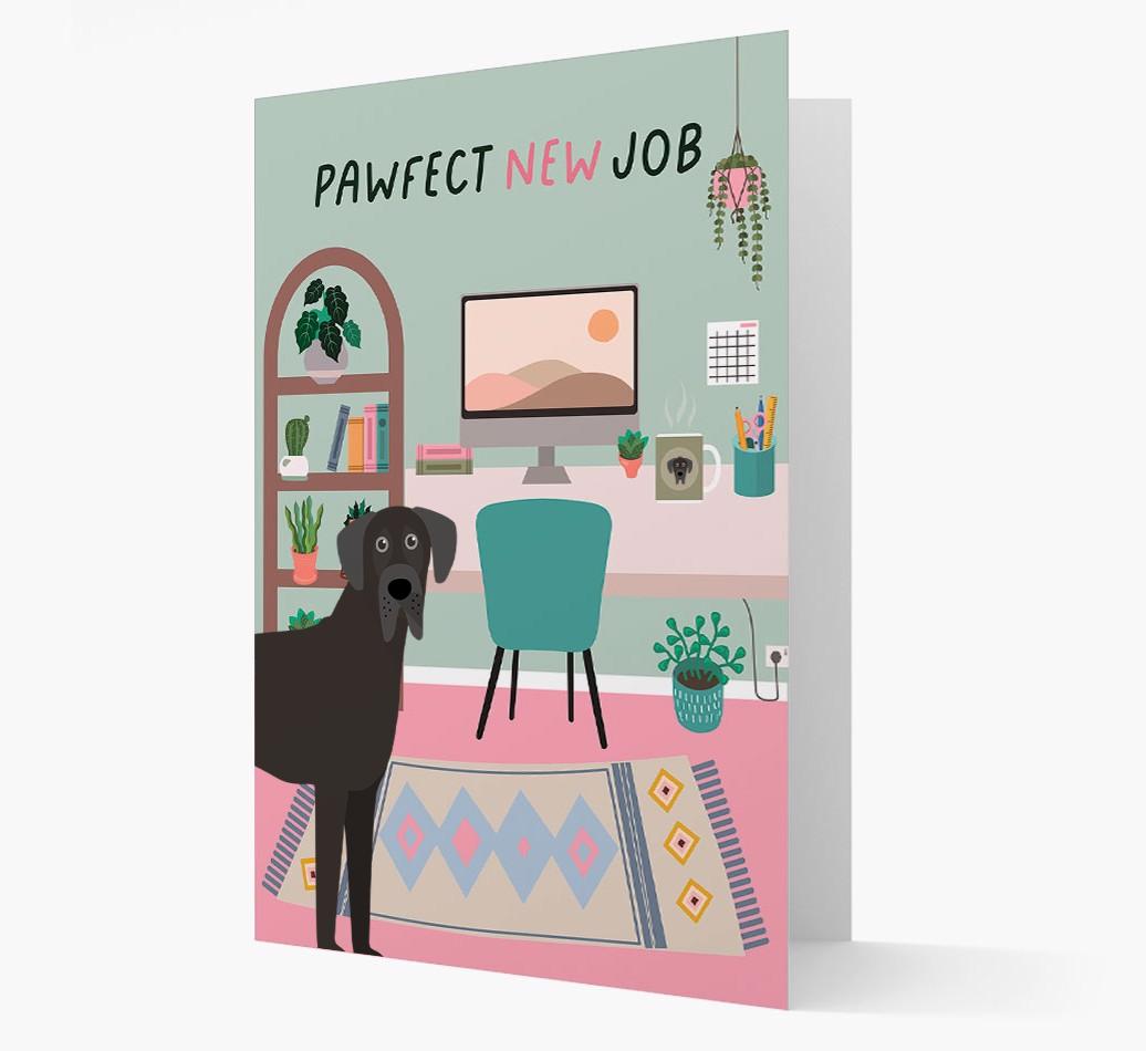 Pawfect New Job: Personalized {breedFullName} Card