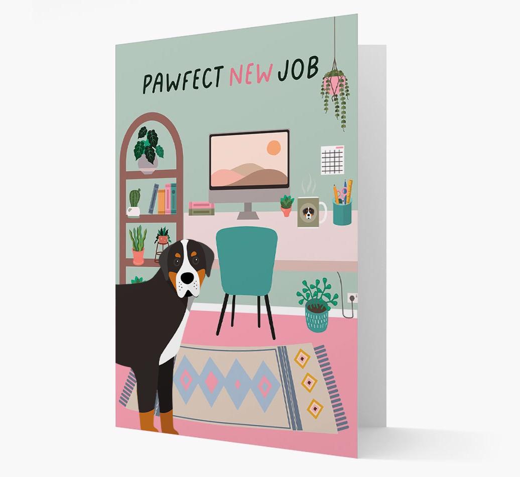 Pawfect New Job: Personalized {breedFullName} Card