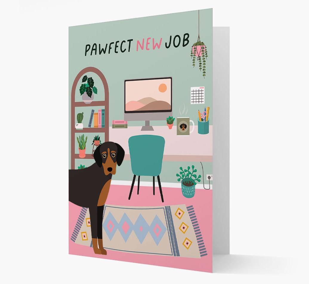 Pawfect New Job: Personalized {breedFullName} Card