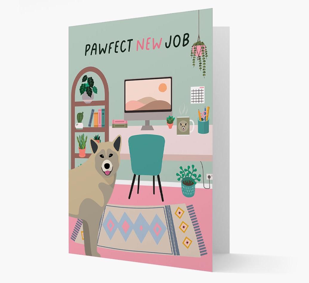 Pawfect New Job: Personalized {breedFullName} Card
