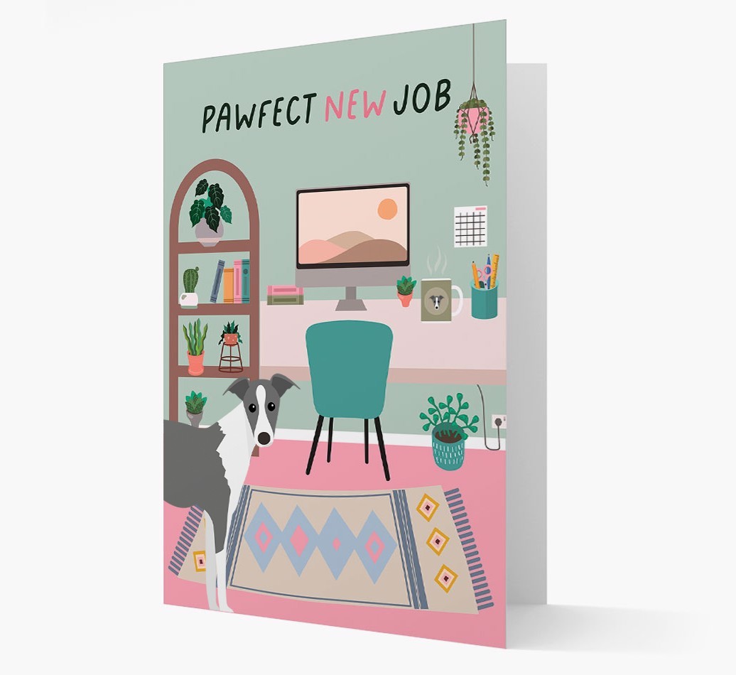 Pawfect New Job: Personalized {breedFullName} Card