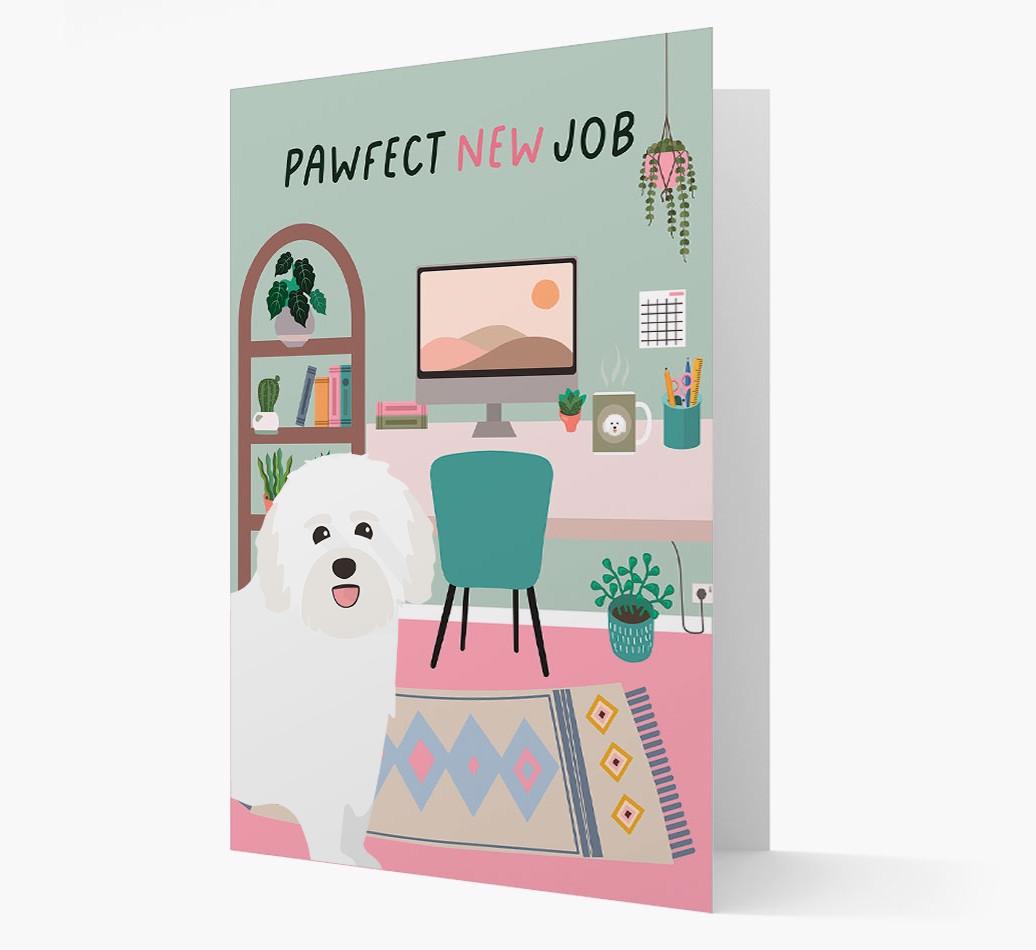 Pawfect New Job: Personalized {breedFullName} Card