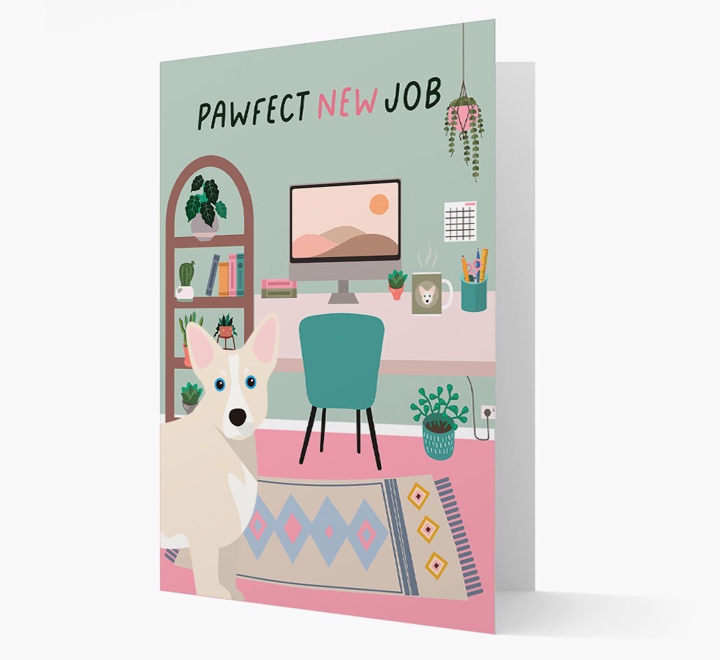 Pawfect New Job: Personalized {breedFullName} Card