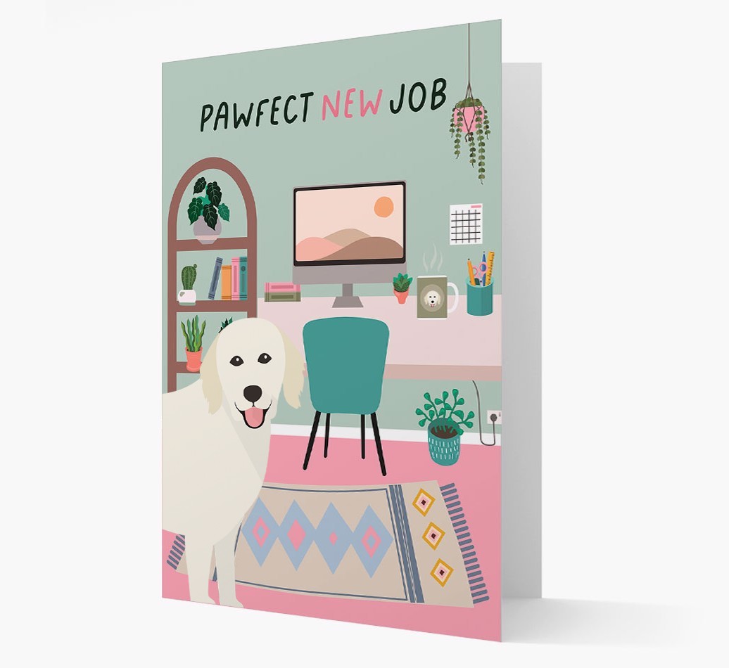 Pawfect New Job: Personalized {breedFullName} Card