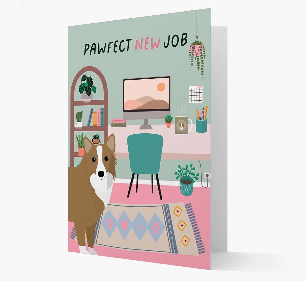 Pawfect New Job: Personalized {breedFullName} Card