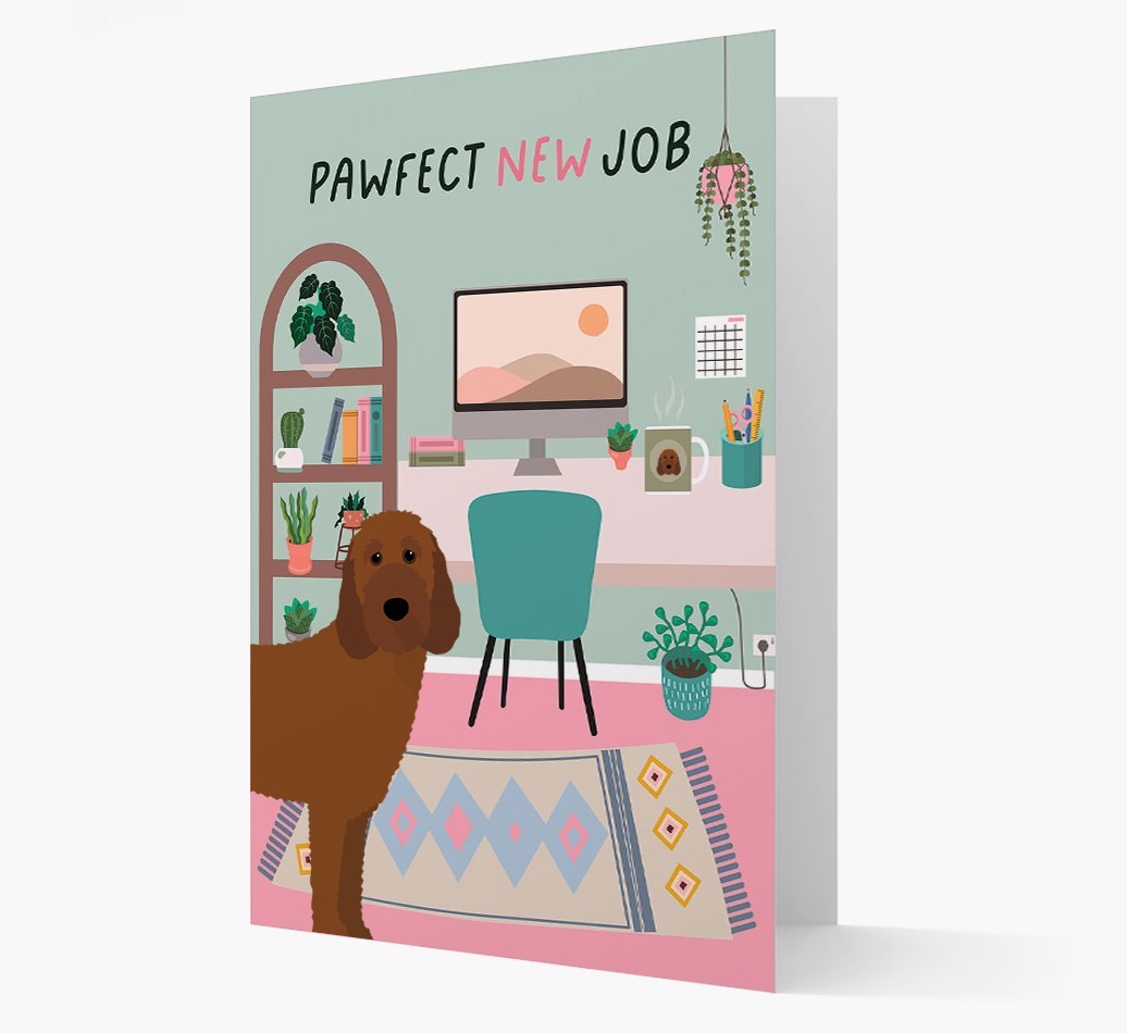 Pawfect New Job: Personalized {breedFullName} Card