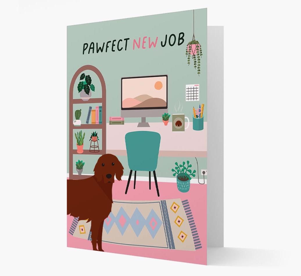 Pawfect New Job: Personalized {breedFullName} Card