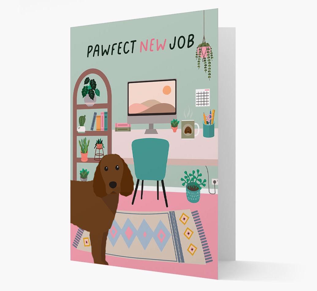 Pawfect New Job: Personalized {breedFullName} Card