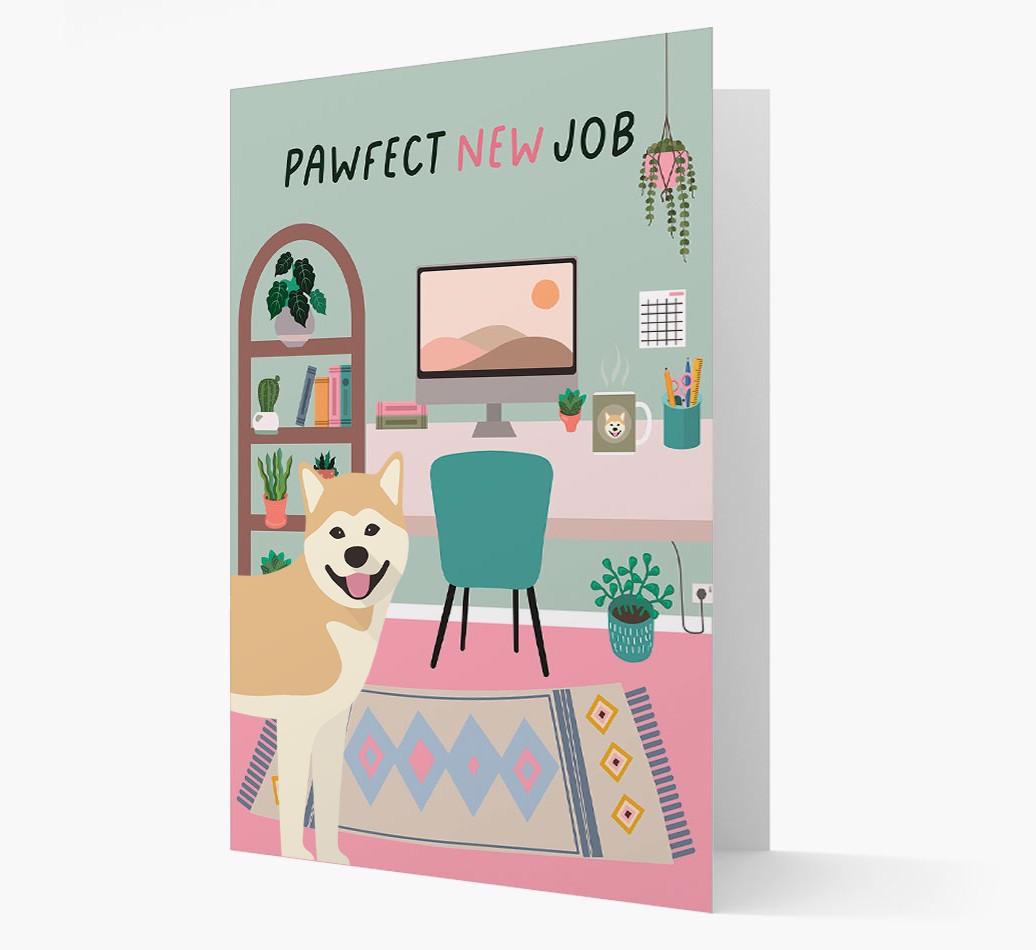 Pawfect New Job: Personalized {breedFullName} Card