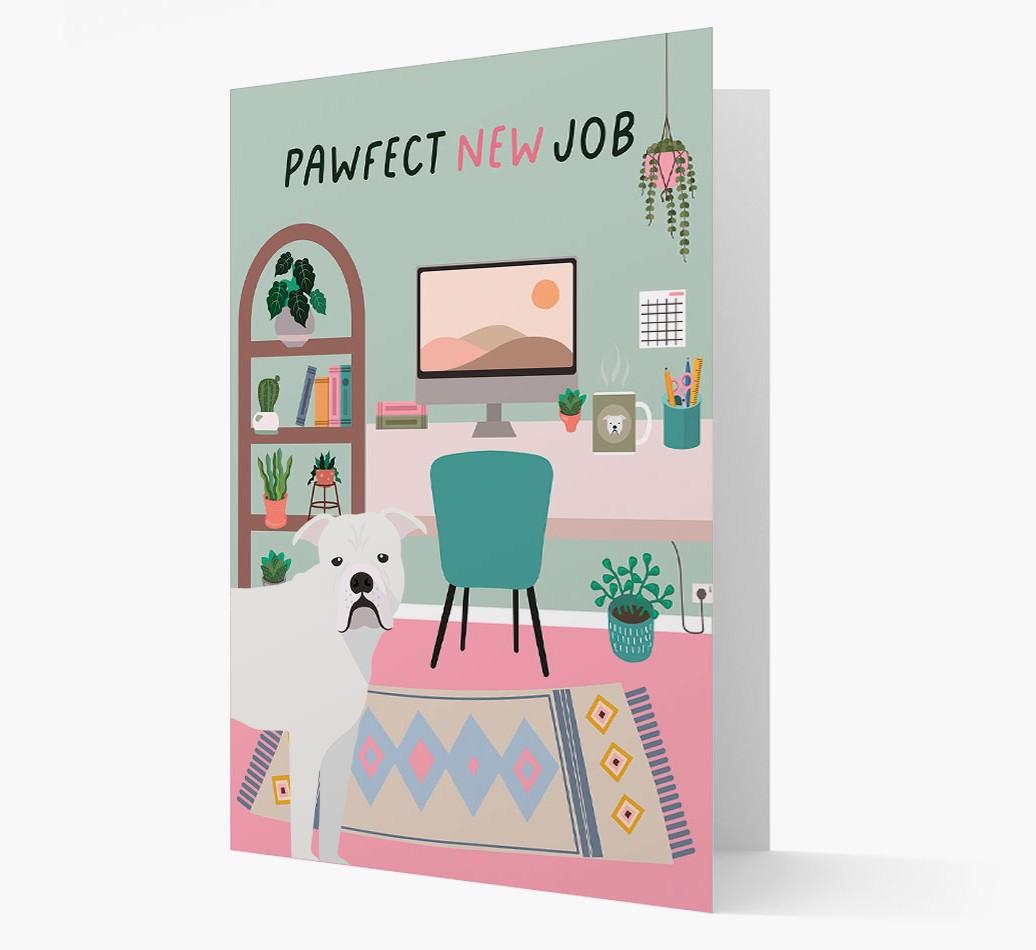 Pawfect New Job: Personalized {breedFullName} Card