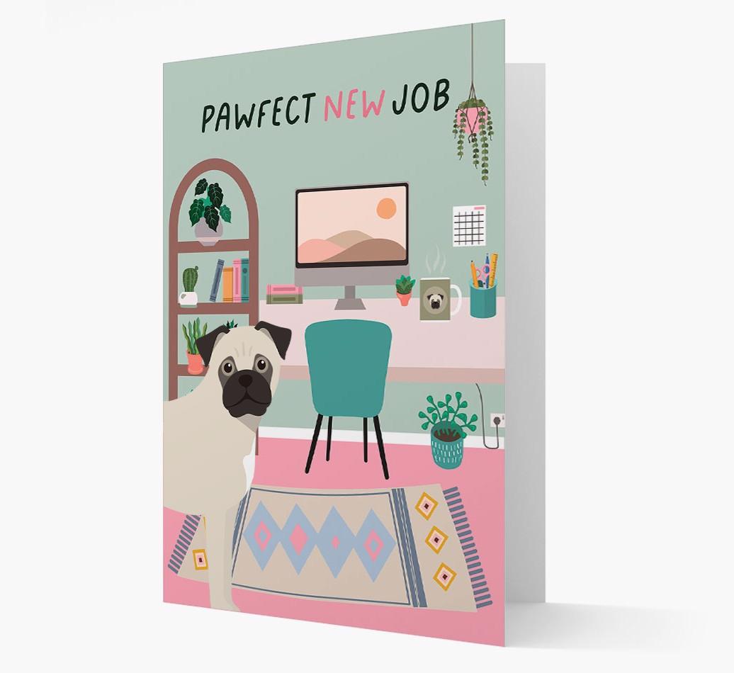 Pawfect New Job: Personalized {breedFullName} Card