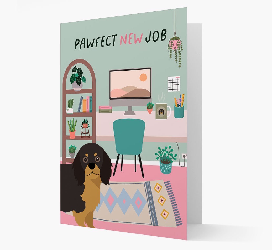 Pawfect New Job: Personalized {breedFullName} Card