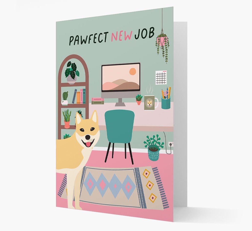 Pawfect New Job: Personalized {breedFullName} Card