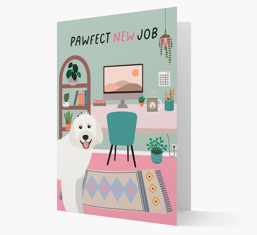 Pawfect New Job: Personalized {breedFullName} Card