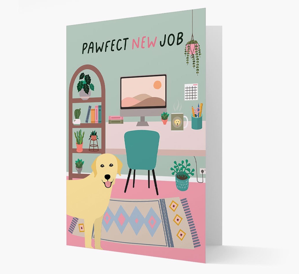 Pawfect New Job: Personalized {breedFullName} Card