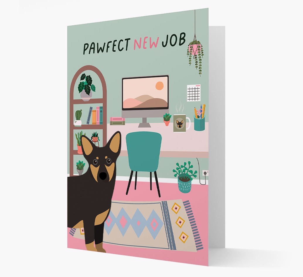 Pawfect New Job: Personalized {breedFullName} Card
