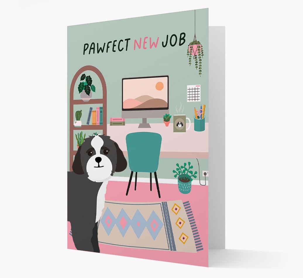 Pawfect New Job: Personalized {breedFullName} Card