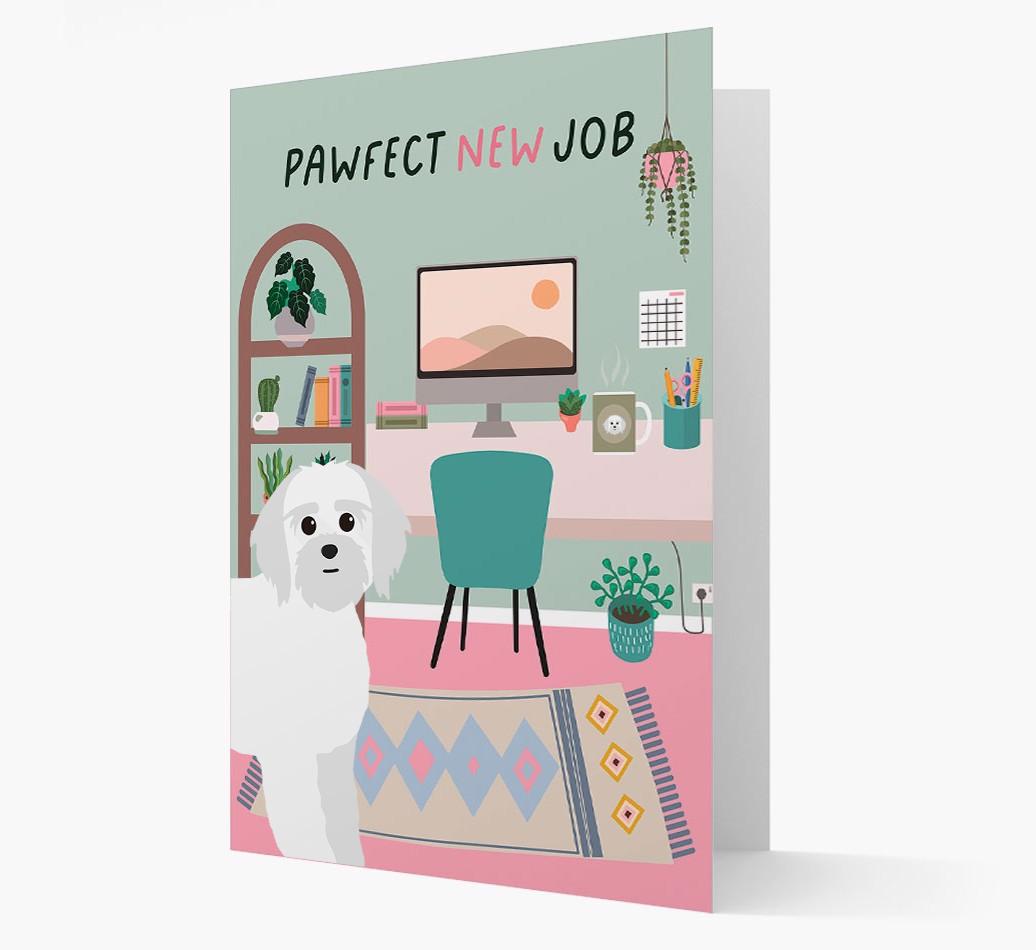 Pawfect New Job: Personalized {breedFullName} Card