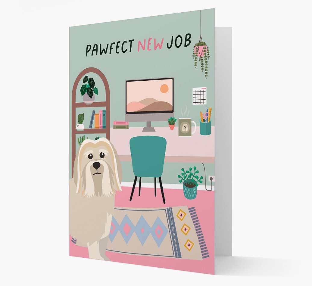 Pawfect New Job: Personalized {breedFullName} Card