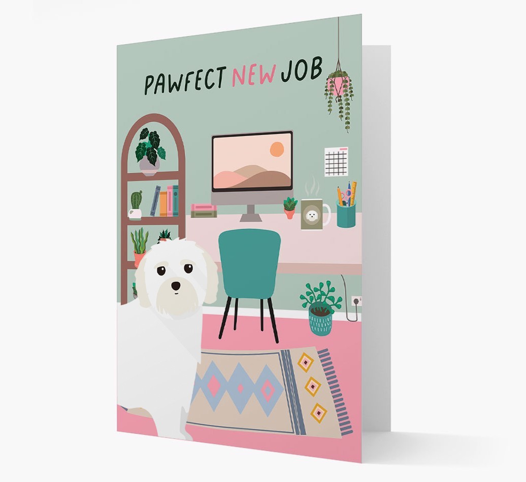 Pawfect New Job: Personalized {breedFullName} Card
