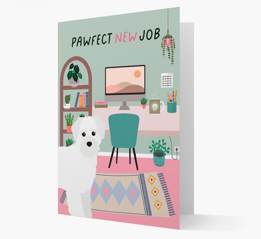 Pawfect New Job: Personalized {breedFullName} Card