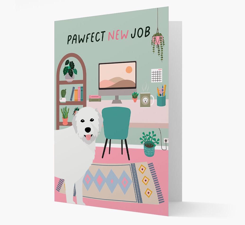 Pawfect New Job: Personalized {breedFullName} Card