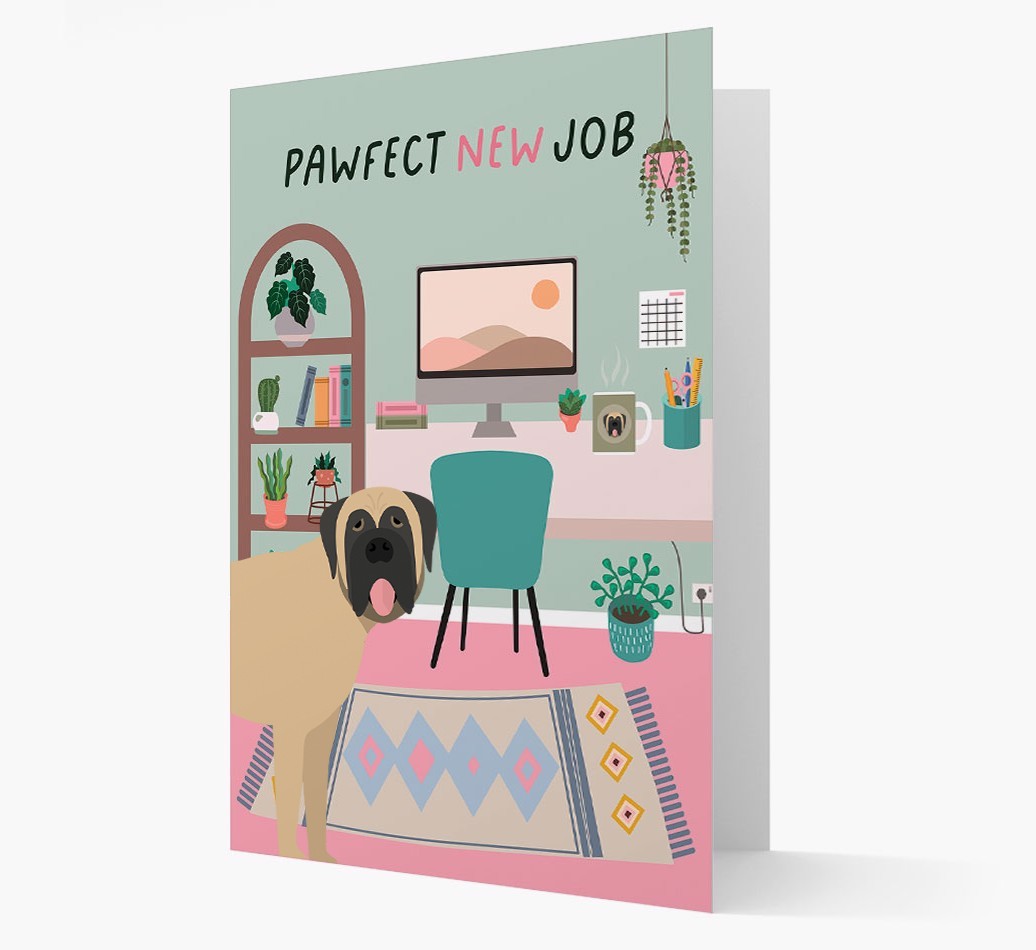 Pawfect New Job: Personalized {breedFullName} Card