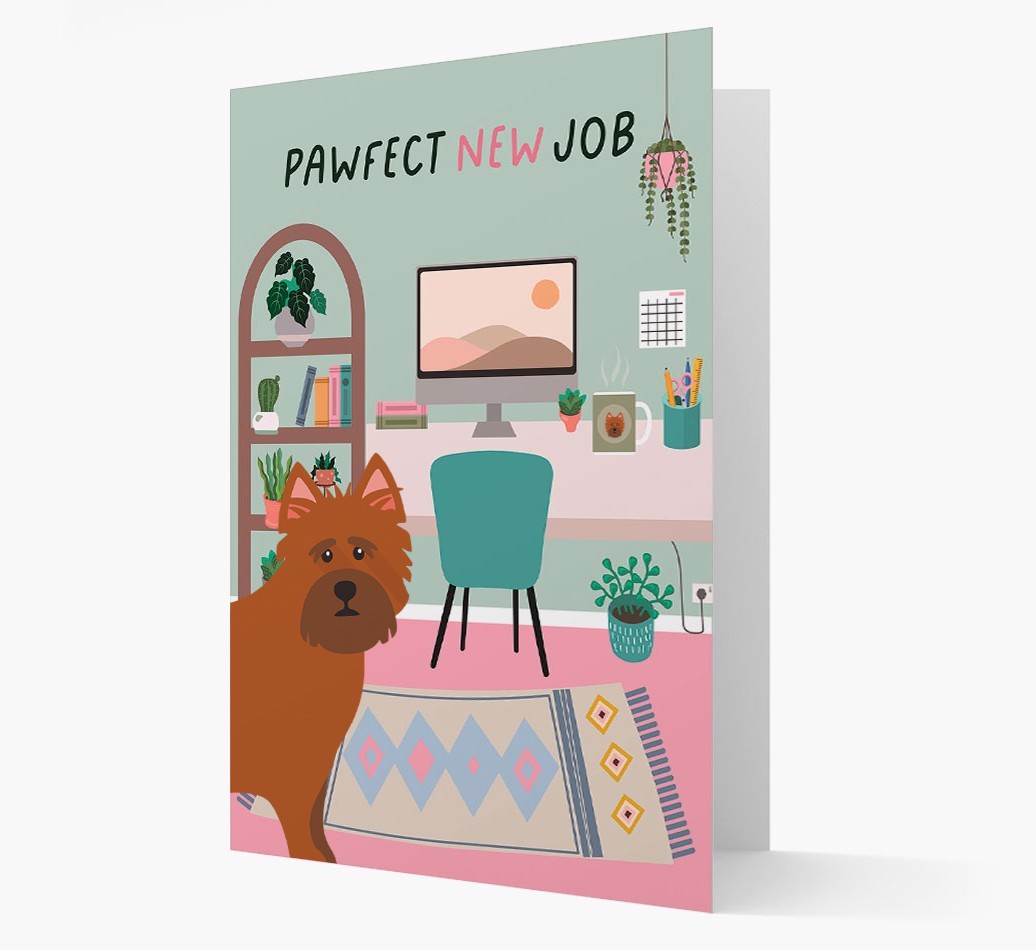 Pawfect New Job: Personalized {breedFullName} Card