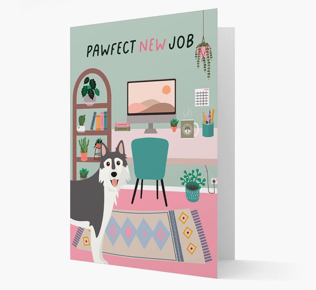 Pawfect New Job: Personalized {breedFullName} Card