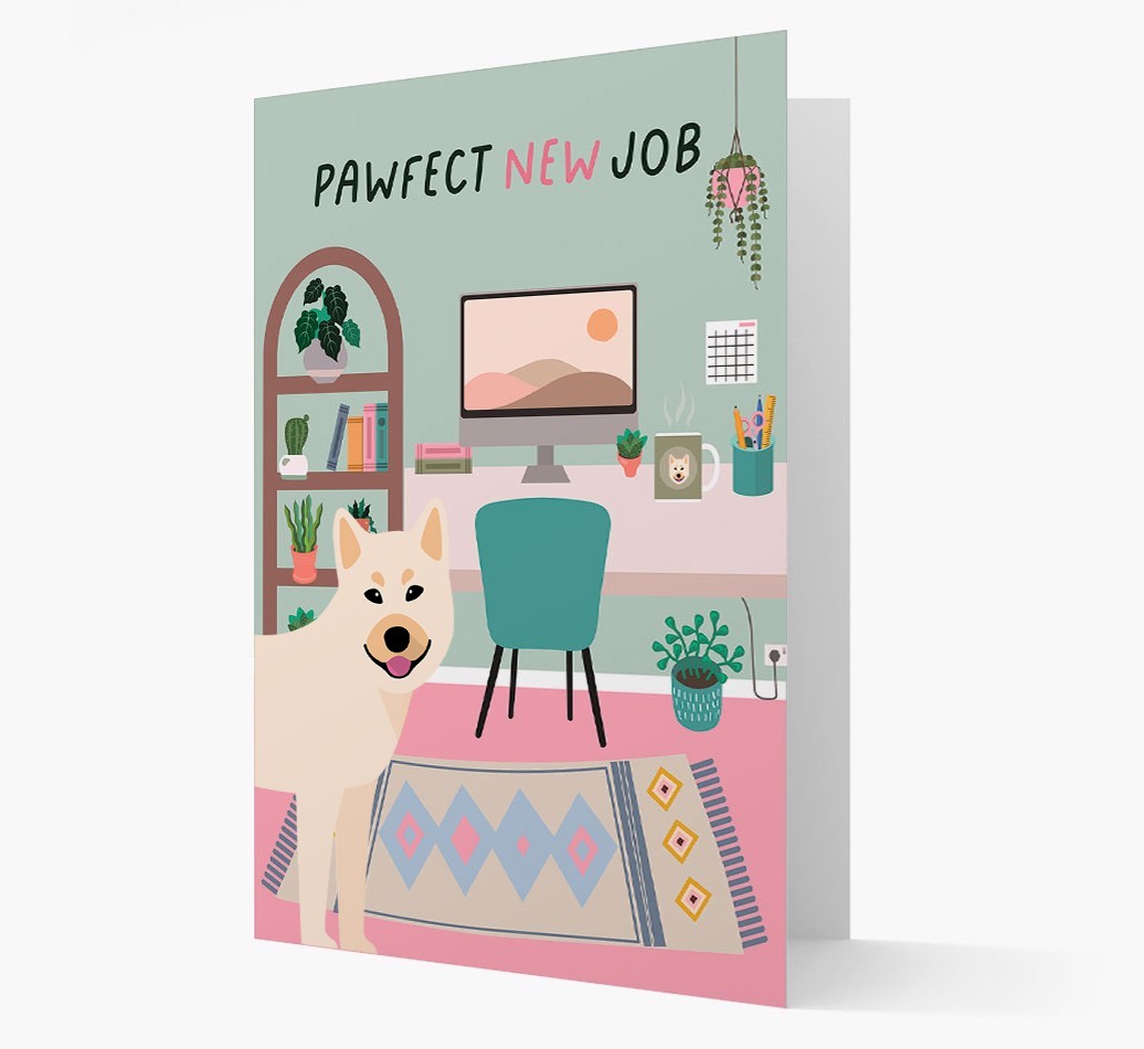 Pawfect New Job: Personalized {breedFullName} Card