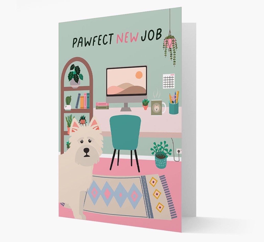 Pawfect New Job: Personalized {breedFullName} Card