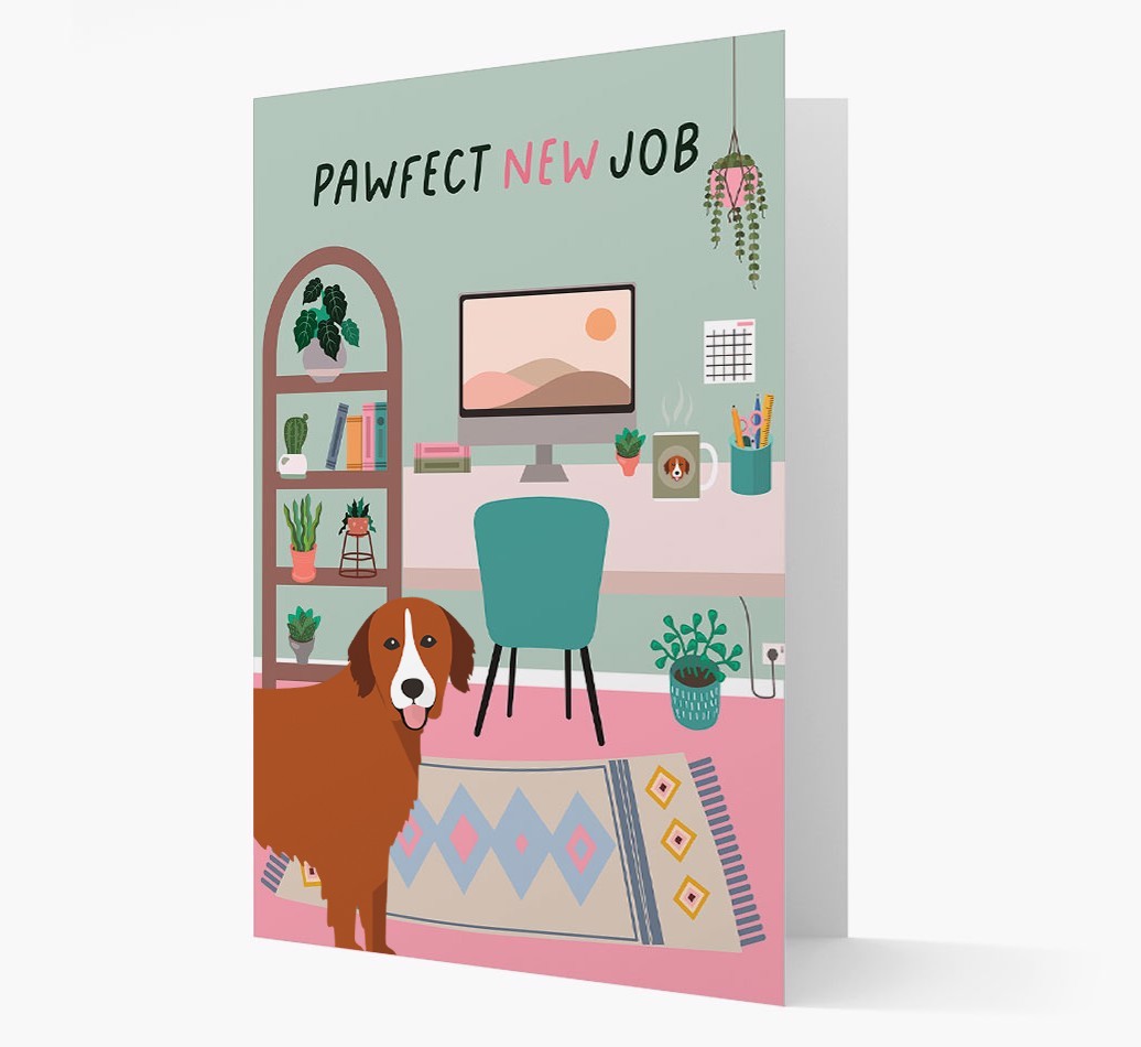 Pawfect New Job: Personalized {breedFullName} Card