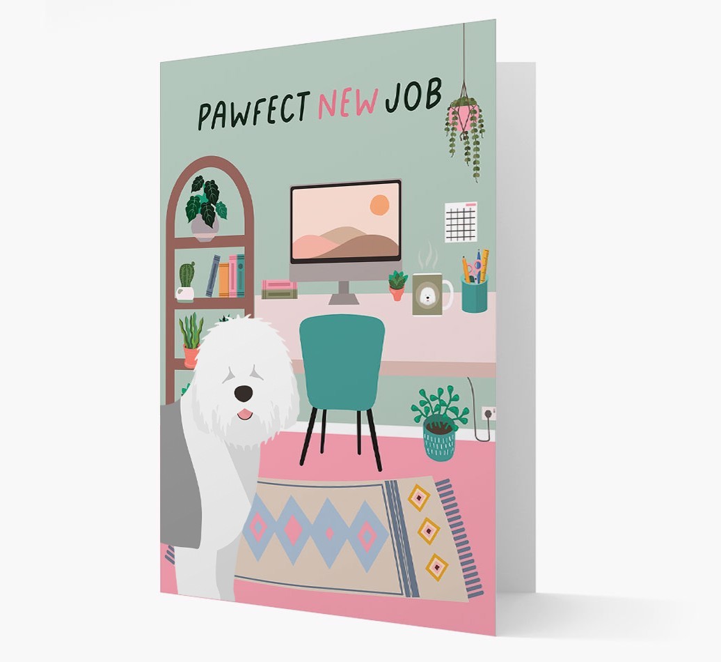 Pawfect New Job: Personalized {breedFullName} Card