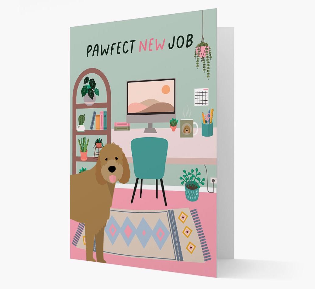 Pawfect New Job: Personalized {breedFullName} Card