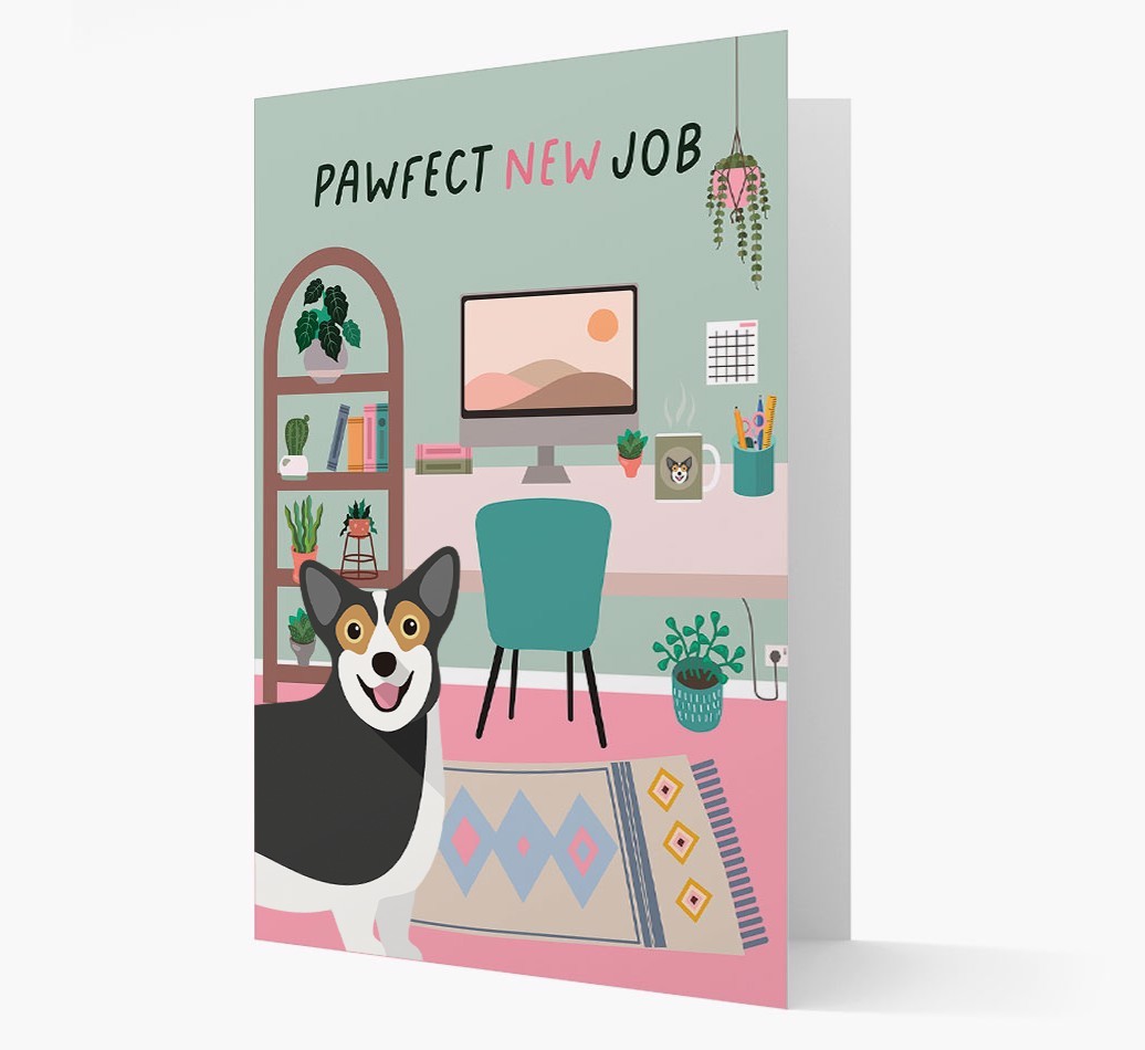 Pawfect New Job: Personalized {breedFullName} Card