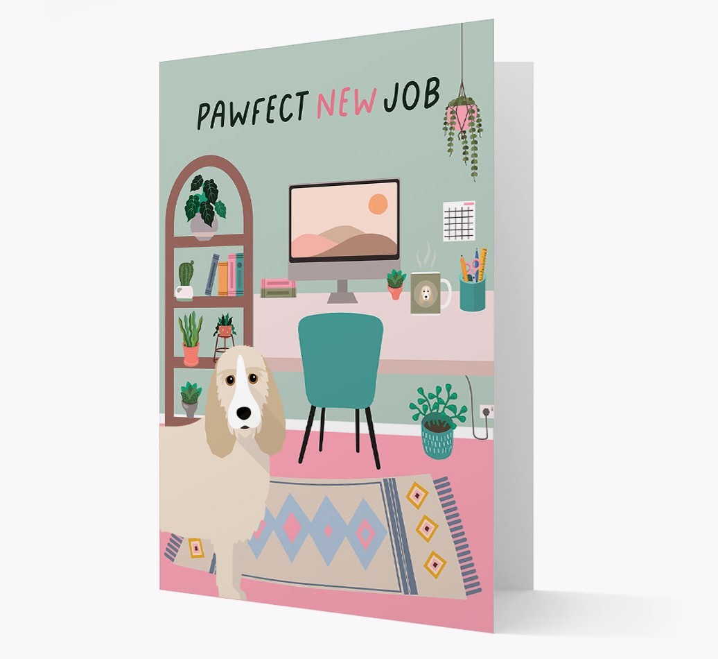 Pawfect New Job: Personalized {breedFullName} Card