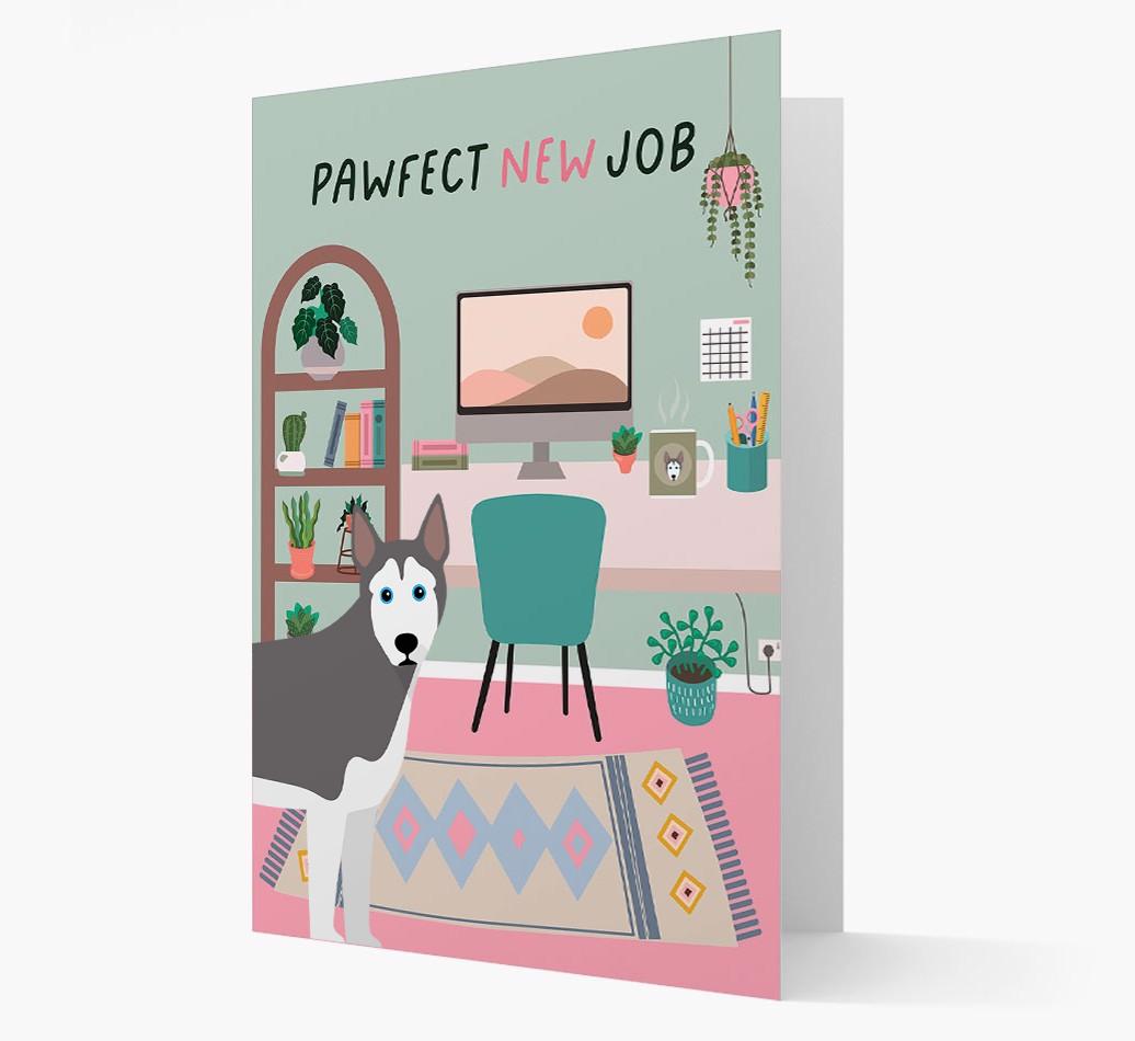 Pawfect New Job: Personalized {breedFullName} Card