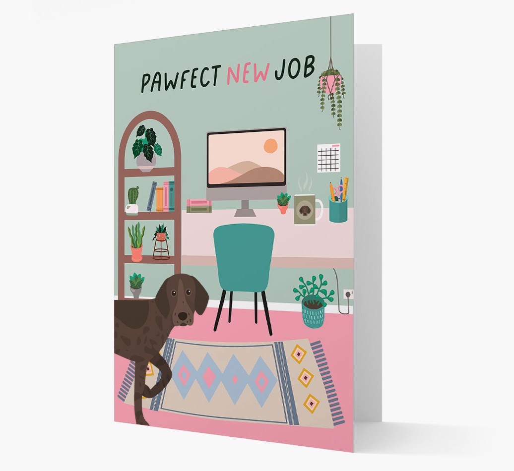 Pawfect New Job: Personalized {breedFullName} Card