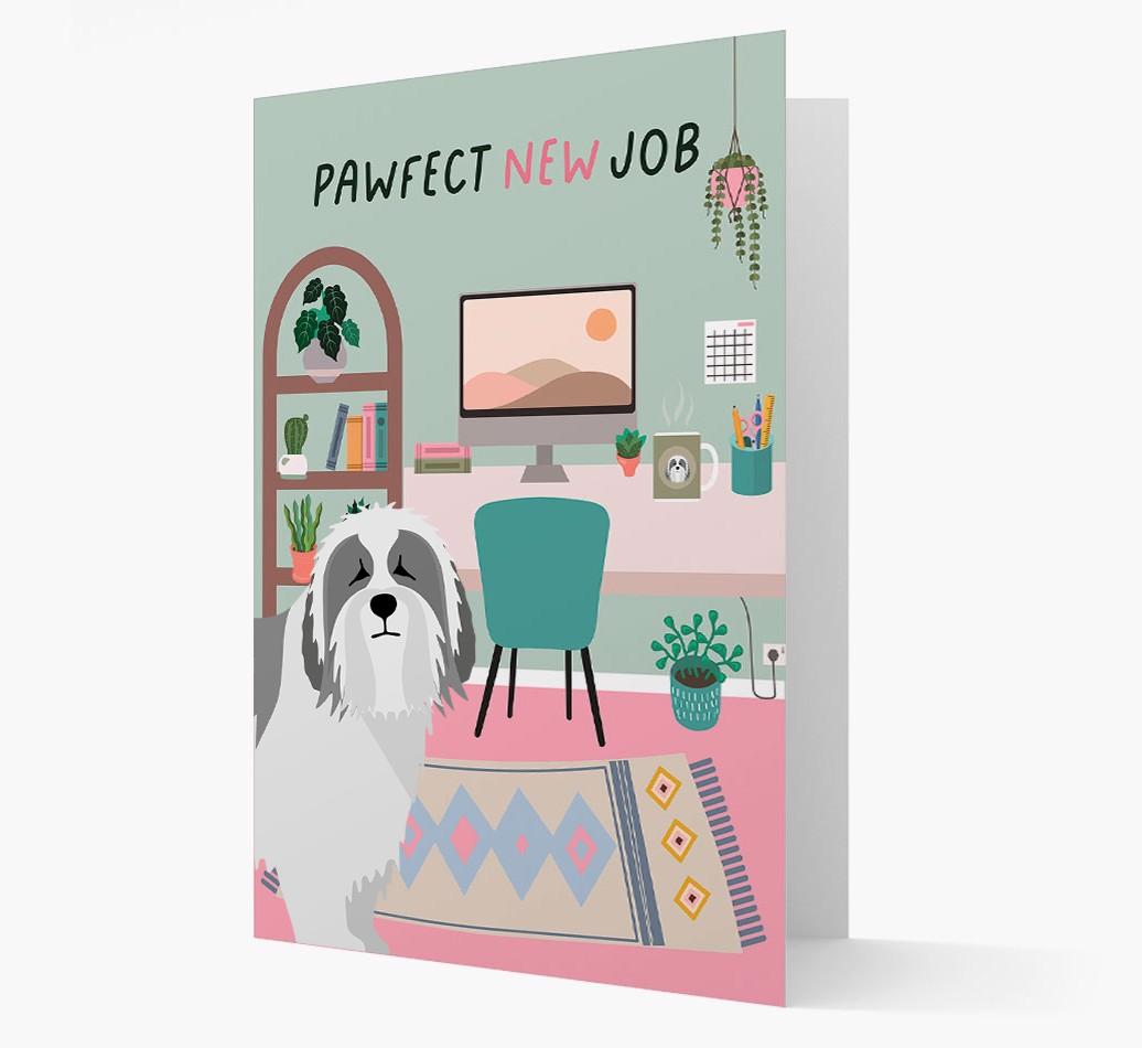 Pawfect New Job: Personalized {breedFullName} Card