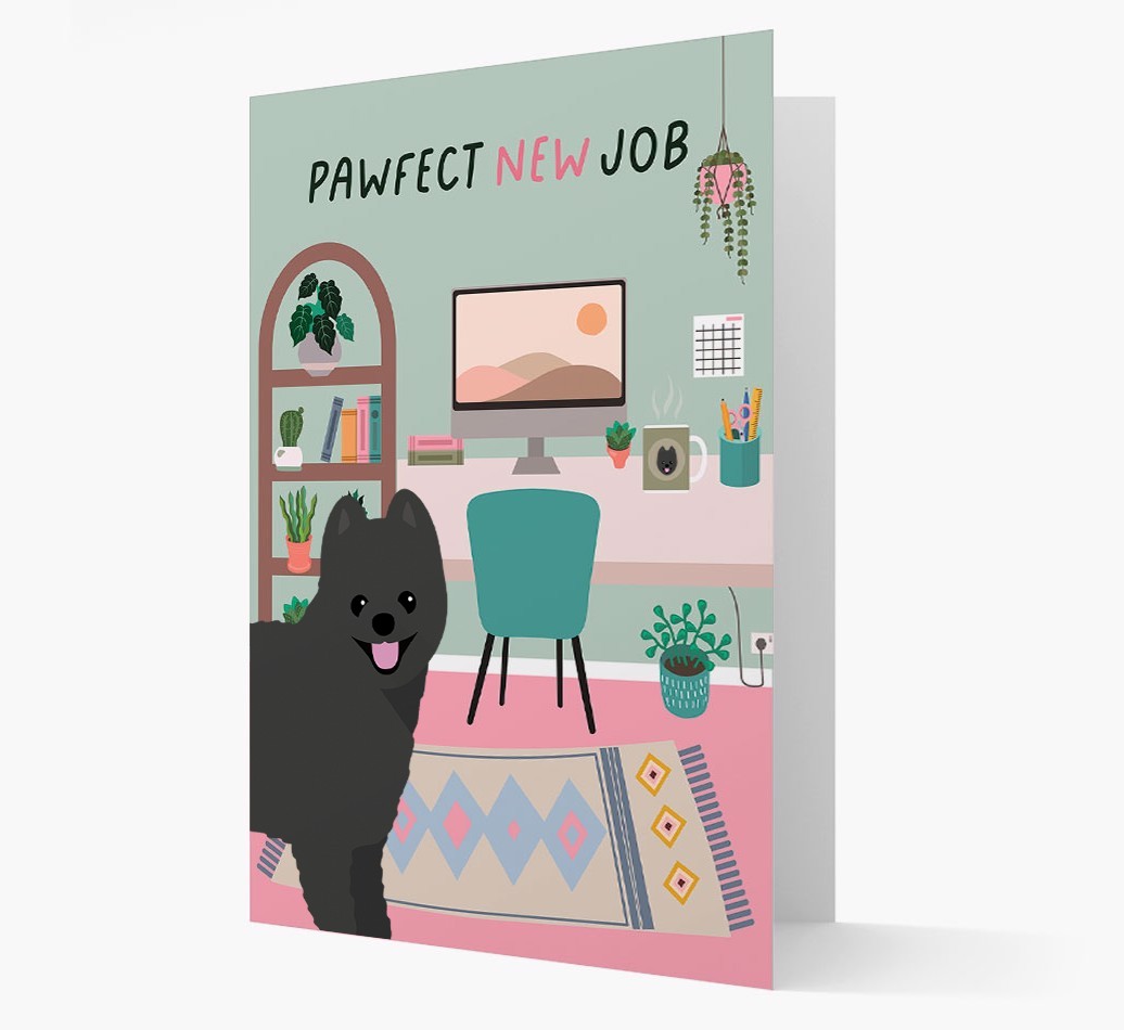 Pawfect New Job: Personalized {breedFullName} Card