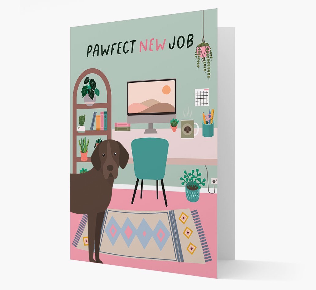Pawfect New Job: Personalized {breedFullName} Card