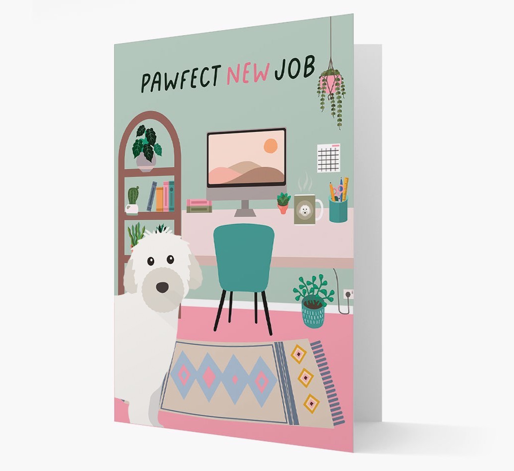 Pawfect New Job: Personalized {breedFullName} Card