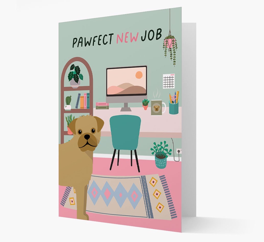 Pawfect New Job: Personalized {breedFullName} Card