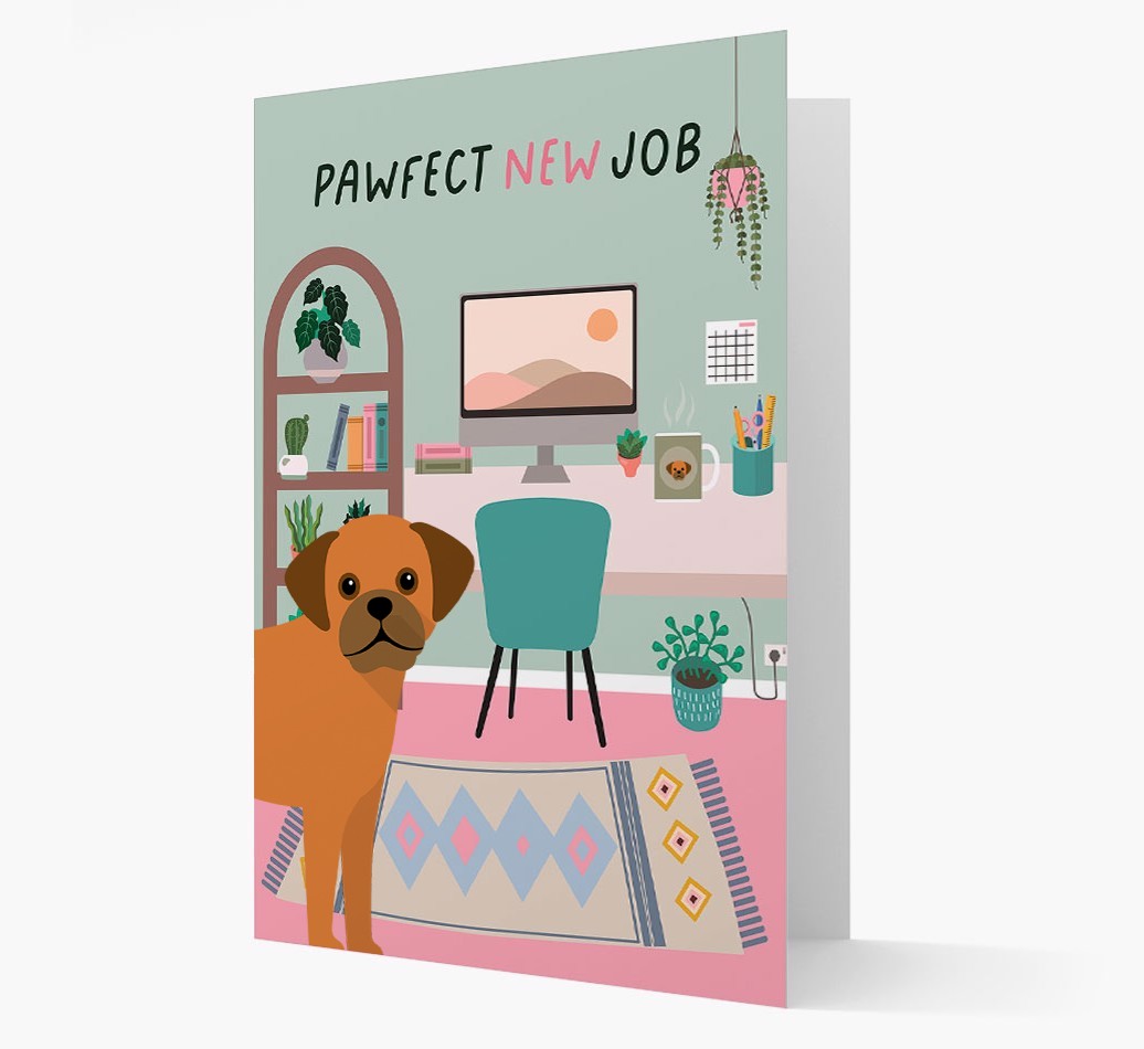 Pawfect New Job: Personalized {breedFullName} Card