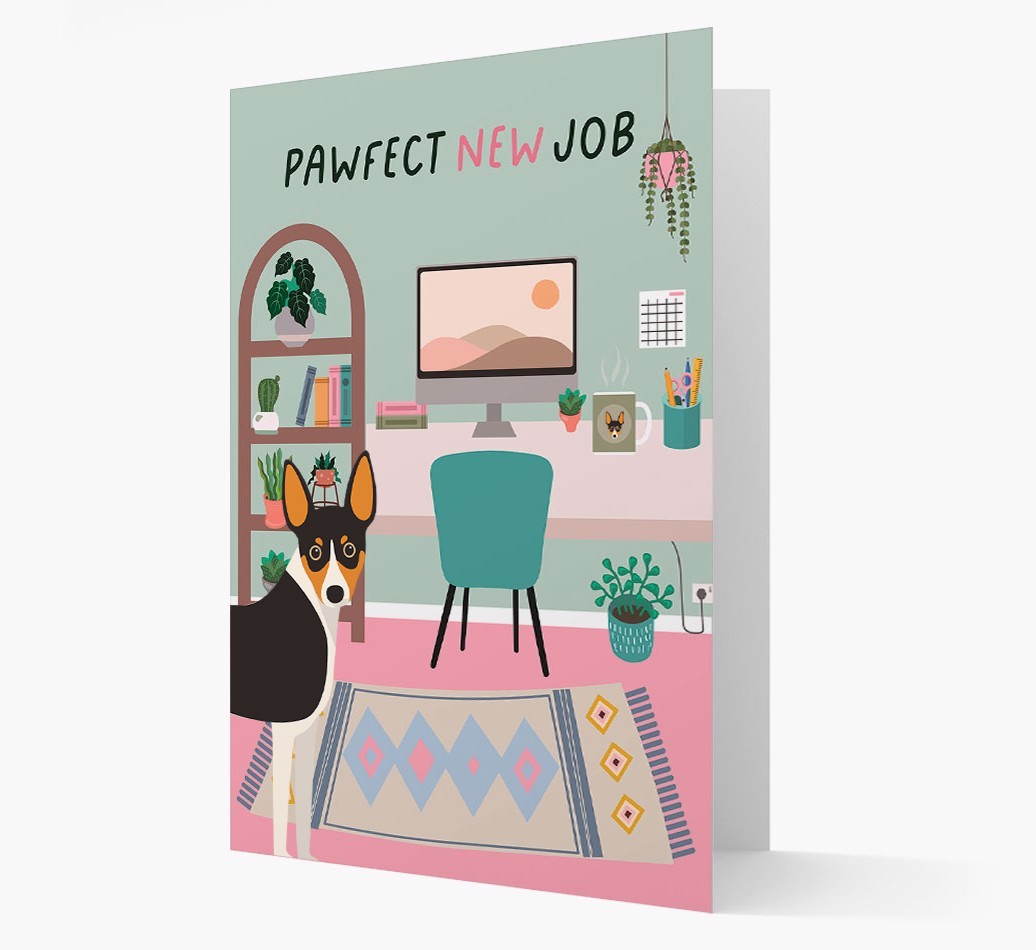 Pawfect New Job: Personalized {breedFullName} Card