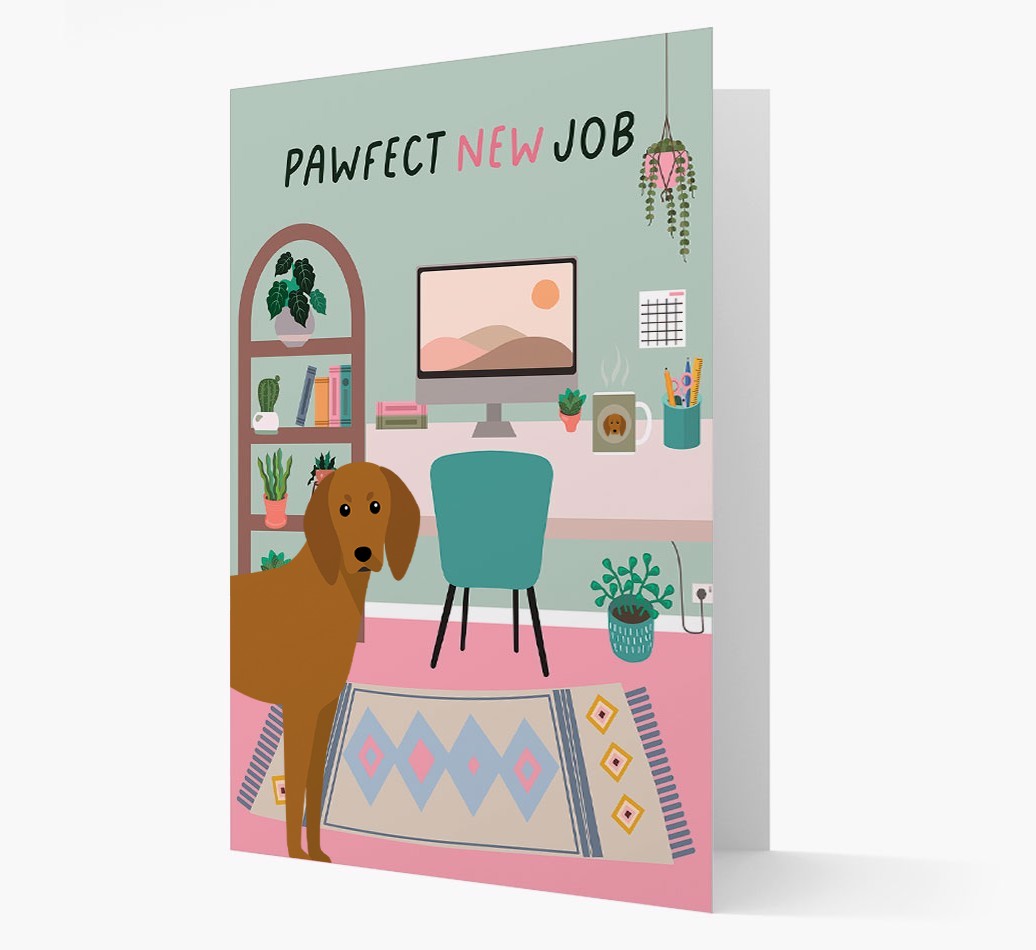 Pawfect New Job: Personalized {breedFullName} Card